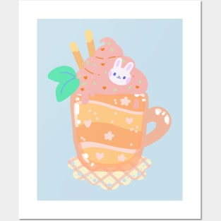 Bunny Beverage Posters and Art